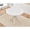 White, variant on Easy - Assemble Cross - Leg Table / Used in Family Dining / Big Metal Tube for Durability