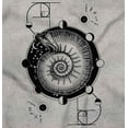 thumbnail image 2 of Nautilus Shell Symbolic Spiritual Sweatshirt for Men or Women Brisco Brands X, 2 of 6