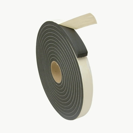 

JVCC SCF-01 Low-Density PVC Foam Tape: 3/4 in. thick x 1-1/2 in x 15 ft. (Black)