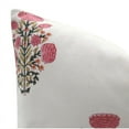thumbnail image 2 of Fabdivine Premium Thick cotton White Hand Block Print Cushion Covers, 20X20, Swadesh, 2 of 7