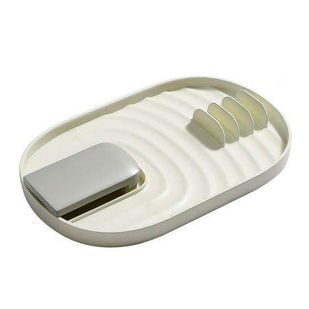 

Herrnalise Kitchen Essentials under $20 New Kitchen Shelf Spatula Pot Lid Holder Rack Cover Lid Strainer Pad Rest Stand