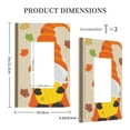 thumbnail image 3 of Daiia Hello Fall Gnomes 1 Pattern Decorator Wall Plate Child Safe Outlet Cover, Switch and Outlet Covers,Size 1-Gang 5.0" x3.0" , Polycarbonate Thermoplastic-Style U, 3 of 6