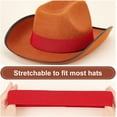 thumbnail image 3 of 14 Pcs Mixed Color Stretchable Hat Band Western Cowboy Hat Bands, 3 of 6
