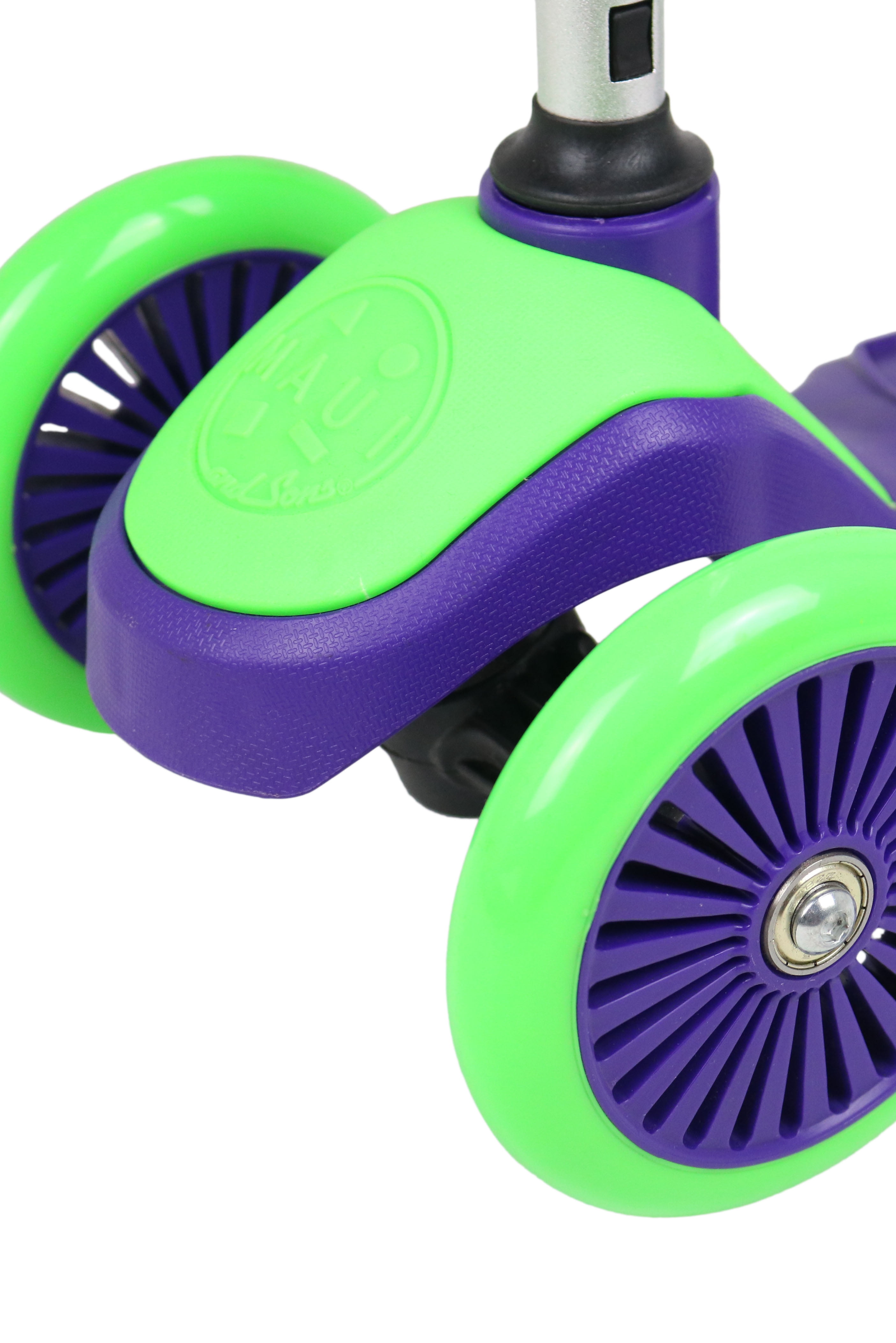 Maui And Sons Mini Sharkman Complete Scooter Purple/Green 