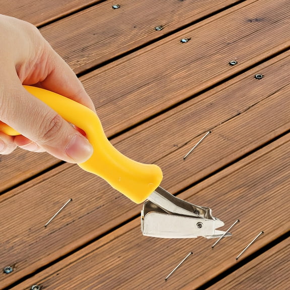 PBPBOX 2Pcs Heavy Duty Yellow Upholstery Tack Remover Tools for Furniture and Carpet