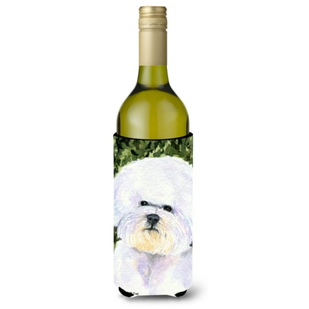 

Caroline s Treasures SS8829LITERK Bichon Frise Wine Bottle Hugger Wine Bottle multicolor
