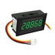 thumbnail image 5 of Medidor de Voltaje Digital de 0,36 `` DC 3,5-30 V Probador de Voltios Panel de Voltímetro Cables Indicador de Monitor de Batería de Motocic - Verde, 22mm Sunnimix Mini voltímetro LED digital, 5 of 6