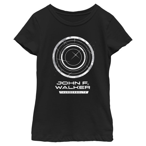 Girls Marvel: Thunderbolts John Walker Logo T Shirt