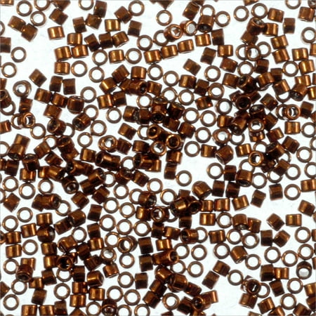 Nickel Antique Beads - Miyuki Delica Seed Bead 11/0 Nickel Plated Antiqued Copper (3 Gram Tube)