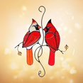 thumbnail image 3 of Adorno Navideño , Colgante Pájaros, Decoración para hogar, de Felicidad, Accesorios para Fiestas, Decoraci Dos pájaros rojos yotijar Aves, 3 of 8