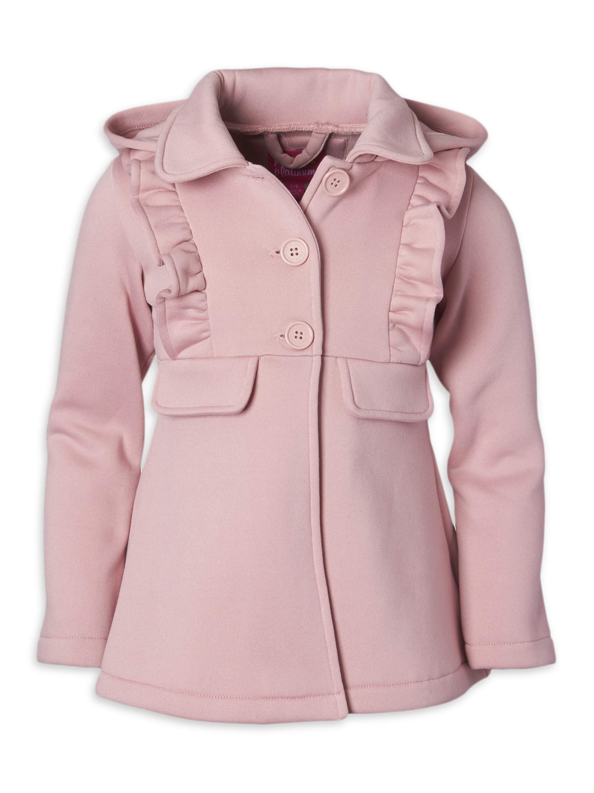 Pink Platinum baby-girls Fleece Long Sleeve Coat