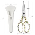 thumbnail image 6 of Kitchen Scissors with Magnetic Holder, Kitchen Shears with Heavy Duty Stainless Steel, Dishwasher Safe Meat Scissors, Chili, Linoroso, 6 of 9