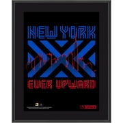 Angle View: New York Excelsior Fanatics Authentic 10.5" x 13" Overwatch League Hometown 2.0 Sublimated Plaque