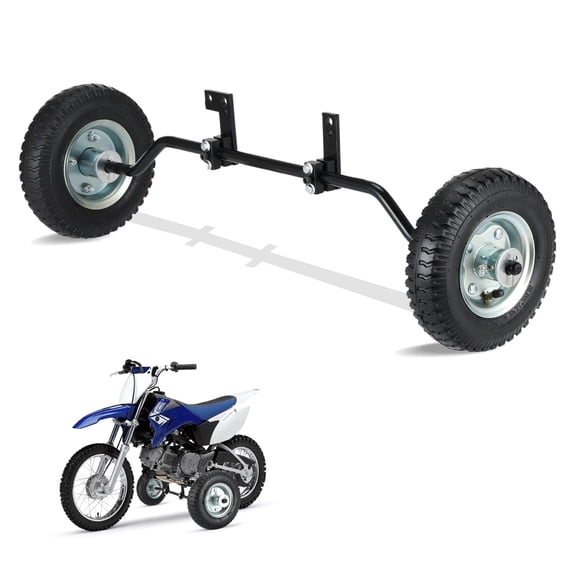 Dirt Bike Training Wheels, Compatible with razor MX350 MX125 MX400 honda CRF50 XR50 Z50 Z50R yamaha PW50 TTR50 etc most 50CC 49cc Dirt Bike, Adjustable Height kid training wheels