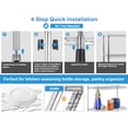 thumbnail image 6 of Separable 6 Tier Wire Shelving Unit, Adjustable One 6 Shelves Shelving Unit or Two 3 Tier Steel Storage Rack 900lbs Capacity Metal Storage Shelves Heavy Duty for Small Places Kitchen Garage, 6 of 7