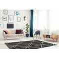thumbnail image 2 of Linon Home Decor Trio Area Rug Collection, Charcoal and Multicolor, 8' x 10', 2 of 5