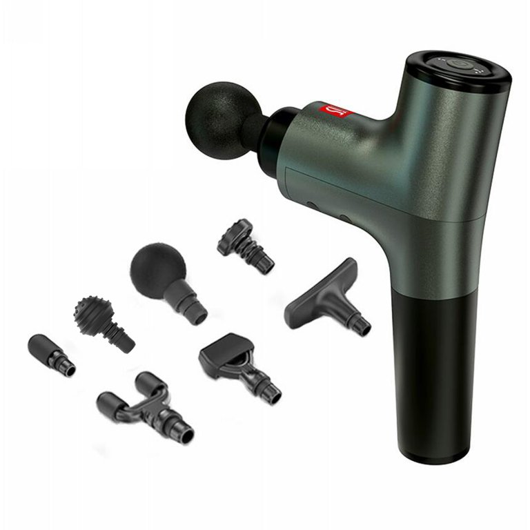 Hi5 Nova Vibration Personal Deep Tissue Percussion Ultra Quiet Massage Gun  with 7 Head Attachment and Gift Box