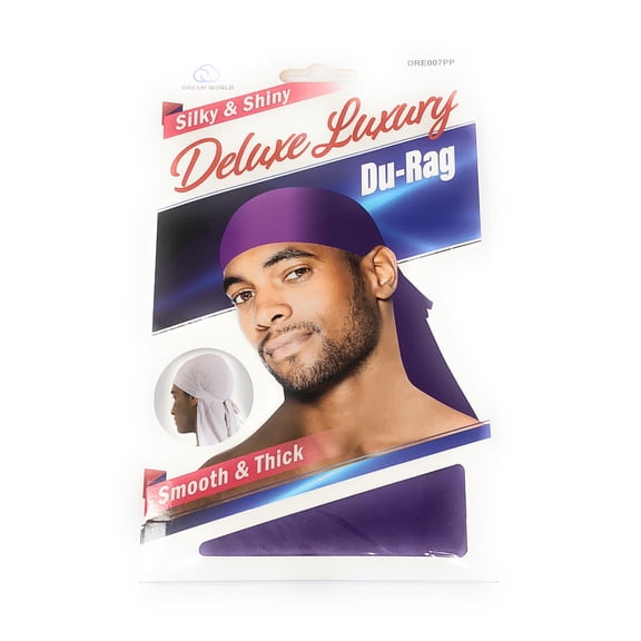 Silky Satin Deluxe Luxury Durag – 40" Long Tails, Multiple Colors, Comfortable & Smooth