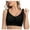 Black, variant on Casual Bra for Women Comfort Women's Solid Color Latex Bra with Playful Rabbit Ear Design for All Day Support and Effortless Wear