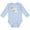 AE-Light Blue, variant on Inktastic Cinco De Mayo with Llama and Flower Boys or Girls Long Sleeve Baby Bodysuit