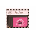 thumbnail image 4 of Juicy Couture Women’s Pink Velour & Brown Zip-Around Wallet with Gold Chain Wristlet and Embroidered Crest Logo, 4 of 4