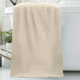 thumbnail image 6 of Cottons Towel, for Guest Bath,V Bathroom, Spa, Quick Dry, Ultra-Soft Towels, Bath Essentials, Ribbed Design,12.99x29.53in(Beige), 6 of 6