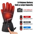 thumbnail image 6 of SNOW DEER  Heated Gloves - Unisex Winter Ski Gloves with Rechargeable Electric Heating for Skiing, Snowboarding, Snow Hiking, Hunting & Outdoor Activities, 6 of 12
