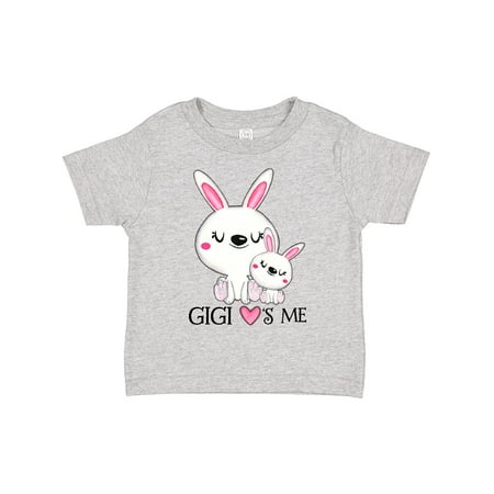 

Inktastic Gigi Loves Me- Bunny Family Gift Toddler Boy or Toddler Girl T-Shirt
