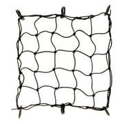 Fuel Helmets 30 in. x 30 in. Max Stretch Cargo Net for ATV, Motorcycle, Boat, Car, Color: Black