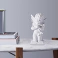 thumbnail image 4 of Estatua de ángel de estilo europeo, figura de ángel de rezando arrodillado, escultura de resina decorativa coleccionable encantadora 88 cm x 78 cm x 168 cm Macarena Estatuillas de estatuas de ángeles, 4 of 7