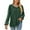 Green, variant on Oalirro Black Womens Long Sleeve Tops Dressy Casual Fall V Neck Solid Womens Dressy Casual Tops