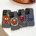 thumbnail image 2 of Funda para Samsung Galaxy NOTA 20 10 9 8 A13 A12 A10 A11 7 A04E A04 A02 5G ULTRA Plus funda Marvel héroe de dibujos animados Spider-Man Lron Man, 2 of 5