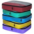 thumbnail image 1 of Large Packing Cubes for Travel - 5pc Large Size Travel Packing Cubes for Suitcases - Lightweight Luggage Organizer Bags, 1 of 2