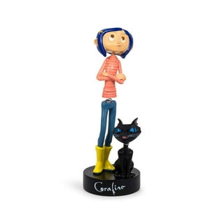 Coraline the Cat Scary Trees Purple Haunted House Edible Cake