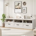 thumbnail image 3 of 70" Modern TV Stand for TVs up to 75"",Tv Console Table,Entertainment Center with Storage Drawer and Open Shelves, Media Cabinet for Living Room,Bedroom, 3 of 6