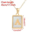 thumbnail image 5 of Xihbxyly Collar de Acero Inoxidable, Colgante de Letra Dorada Personalizada, Cadena Duradera de Acero Inoxidable 316, Acabado En Oro de 18 Quilates, Accesorio para Uso Diario, Regalo Único o Fiesta,, 5 of 5