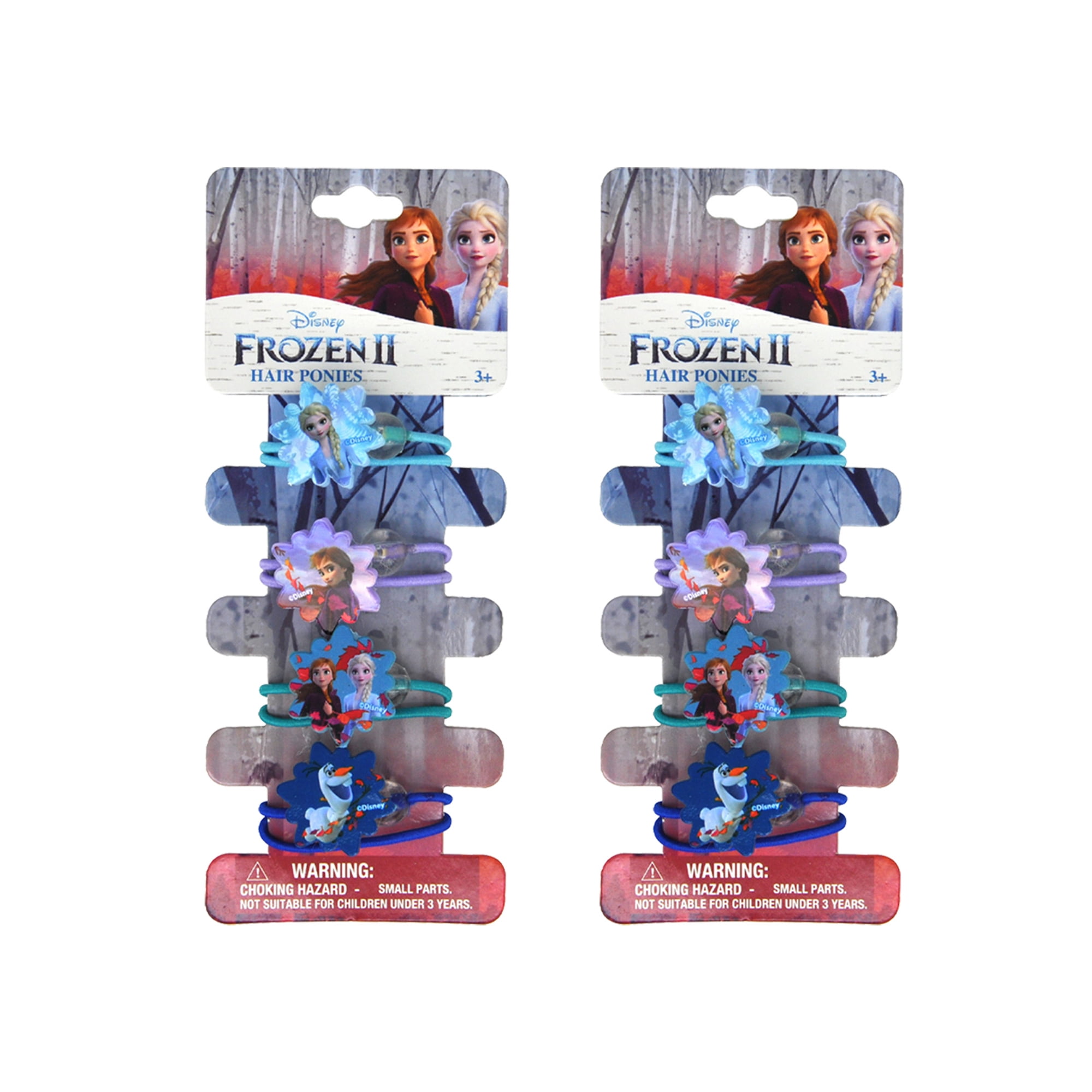 Frozen Elsa Olaf Girls Elastic Hair Ties Ponies 8 Ct