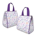 thumbnail image 2 of Pioneer Flower Floral Print Pattern Insulated Lunch Bag for Women & Adults,Large Portable Soft Cooler Lunch Bag,Thermal Food Storage Tote with Pearl Cotton,8.66L,8.75x5.75x9.5 Inch, 2 of 6