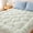 Green, variant on High Fluffy Bamboo Viscose Mattress, Breathable Sweat-Wicking Pressure Relief Design, Soft Skin-Friendly Durable Washable Deep Pocket Large Size Mattress(Brown,Full)