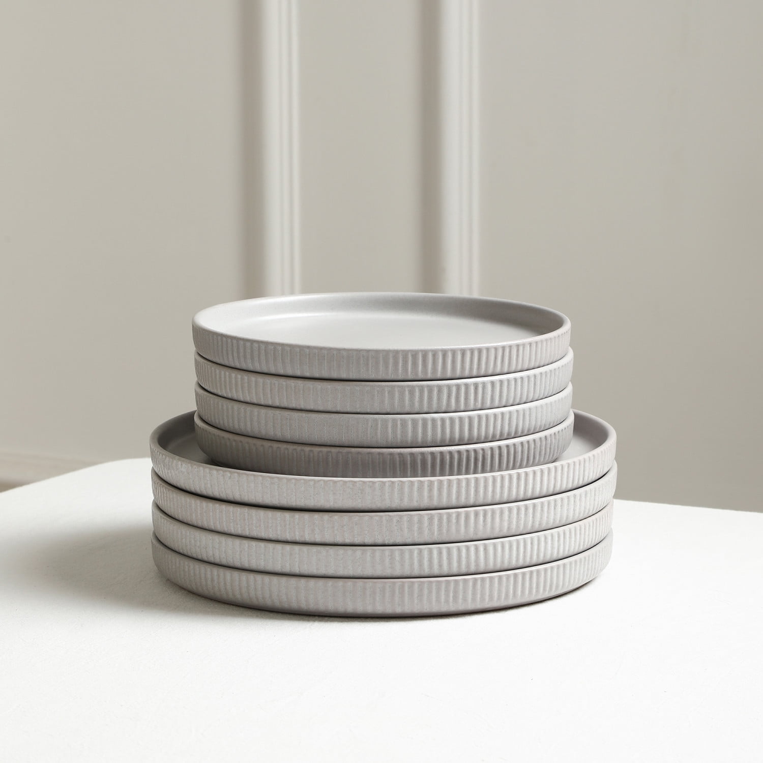 Stone Lain Haven 16-Piece Dinnerware Set Stoneware, Grey