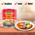 thumbnail image 5 of (12 pack) La Costeña Canned Refried Black Beans, 20.5 oz, 5 of 8