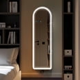 thumbnail image 4 of Dextrus 63"x20" Full-Length Mirror with LED Lights, Modern Arched Free Standing Floor Mirror, Wall Mounted Hanging Mirror, Dressing Mirror Touch Control, Full-Size Tall Mirror for Bedroom, 4 of 7