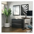 thumbnail image 7 of Alera Lateral File, 2 Legal/Letter-Size File Drawers, Black, 36" x 18.63" x 28", 7 of 7