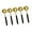 Black, variant on 5 Pcs Metal Sealing Spoon Wax Seal Spoon Wax Sealing Stamped Melting Spoon for Scrapbooking Album Wedding Invitations