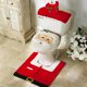 thumbnail image 1 of Juego de fundas de asiento de inodoro para interiores, decoración navideña, alfombras de baño, Año Nuevo, suministros de Navidad para el hogar, 1 of 4