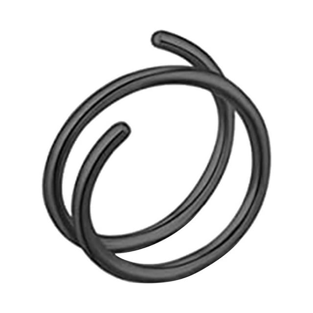 TIMIFIS Nose Rings Double Nose Hoop Ring For Single Piercing Nose Hoop, Nose Ring Hoop For Women