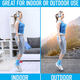 thumbnail image 5 of Cuerda para saltar, mangos pesados, cuerda para saltar para entrenamiento y fitness, ejercicio ajustable, velocidad inalámbrica, cuerda para saltar para hombres, mujeres y niños, 5 of 5