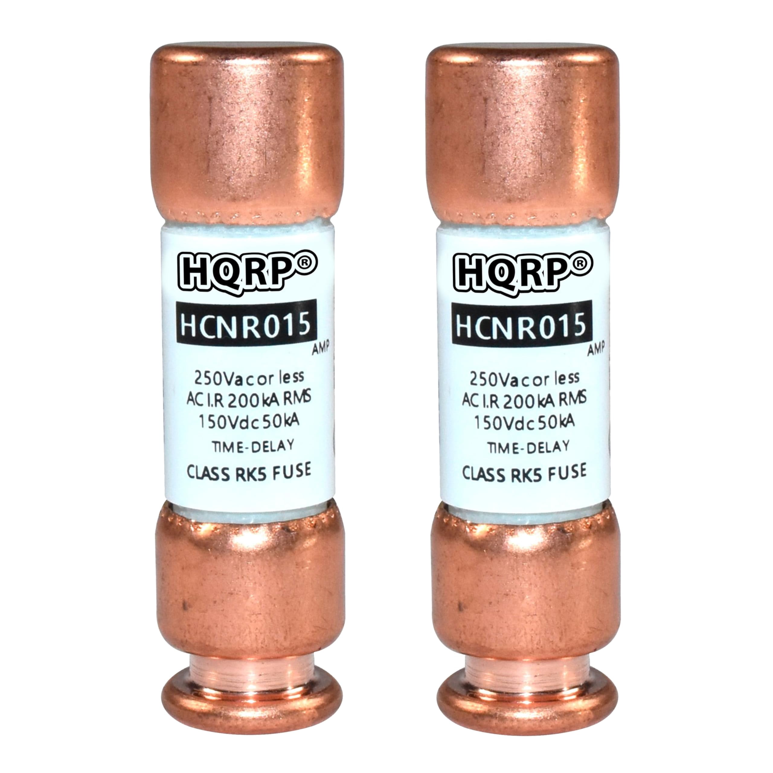 HQRP 2-Pack HCNR020 20 Amp 250V Dual Element Time-Delay Fuse