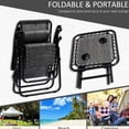 thumbnail image 3 of Folding Chair Set with Table/Patio or Camping Trips/Multiple Storage Spots, 3 of 6
