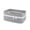 Gray, variant on Storage Basket,Baskets For Organizing,Holiday Gift Storage Basket With Packaging Woven Storage Bin,14*10IN Spring Home Decor Closet Organizer for Countertop Tabletop Shelf Baskets(White)